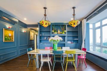 Phòng ăn Căn góc hướng Tây Nam tháp D Riverside Residence