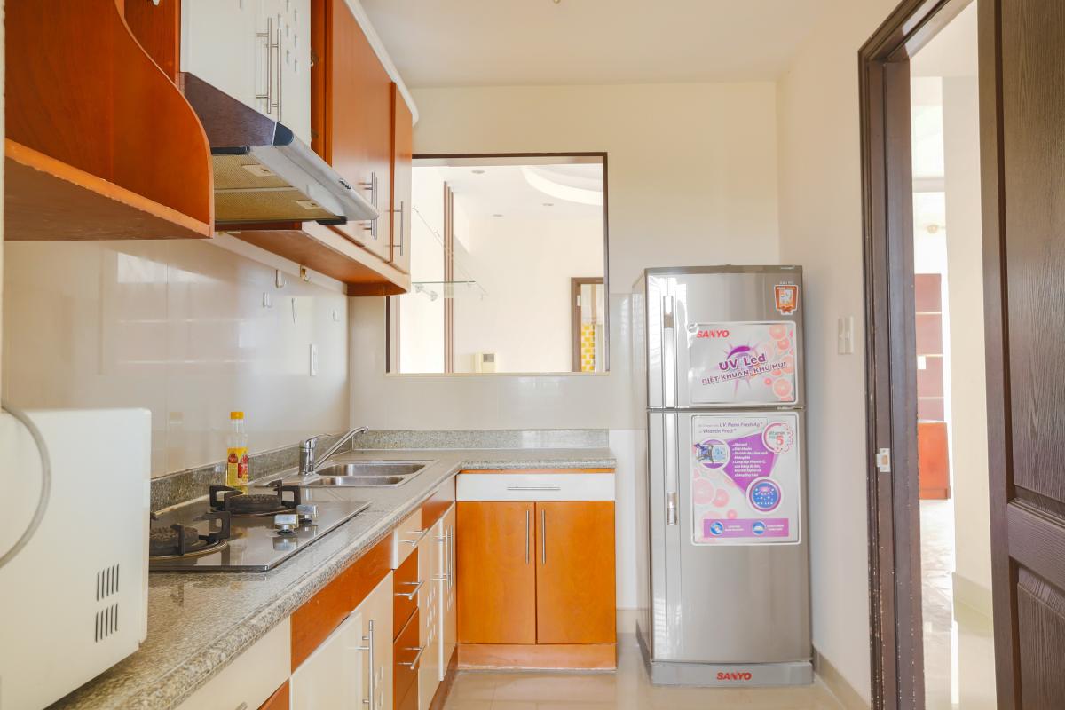 Phòng bếp rộng rãi Căn góc trung tầng tháp BC Cảnh Viên 2