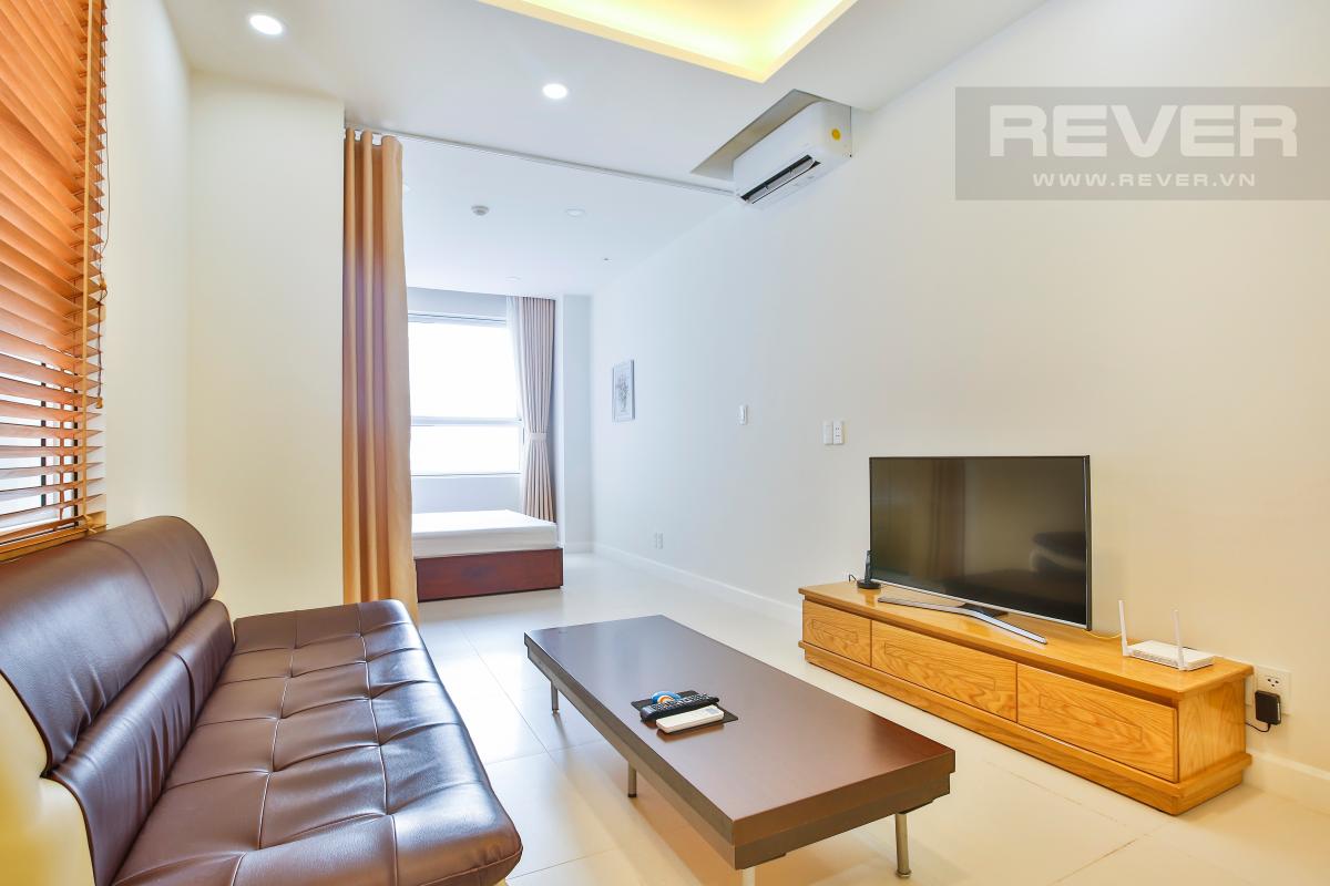 Phòng khách nhìn ra phòng ngủ Căn hộ Lexington Residence 1 phòng ngủ tầng cao tháp LC