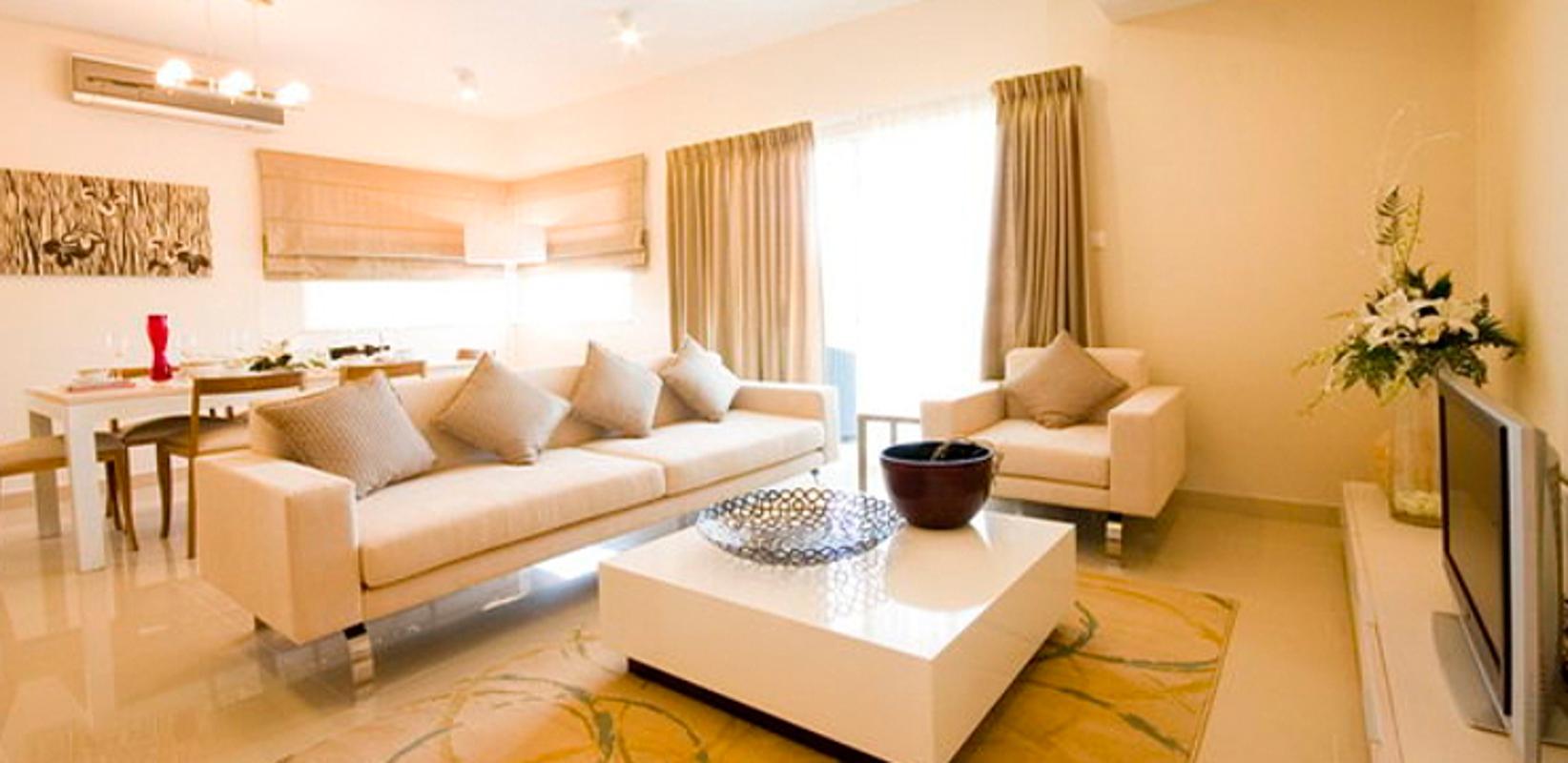 River Garden - Phòng khách căn hộ mẫu