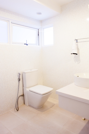 Phòng tắm chính Villa 2 tầng đơn lập Mỹ Phú 1A