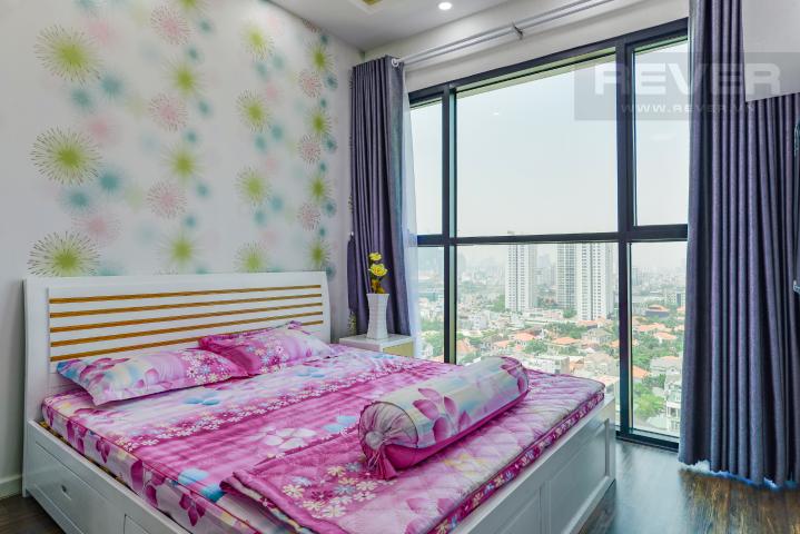 Nội thất phòng ngủ 1 Căn góc hướng Tây Nam tầng cao tháp A The Ascent