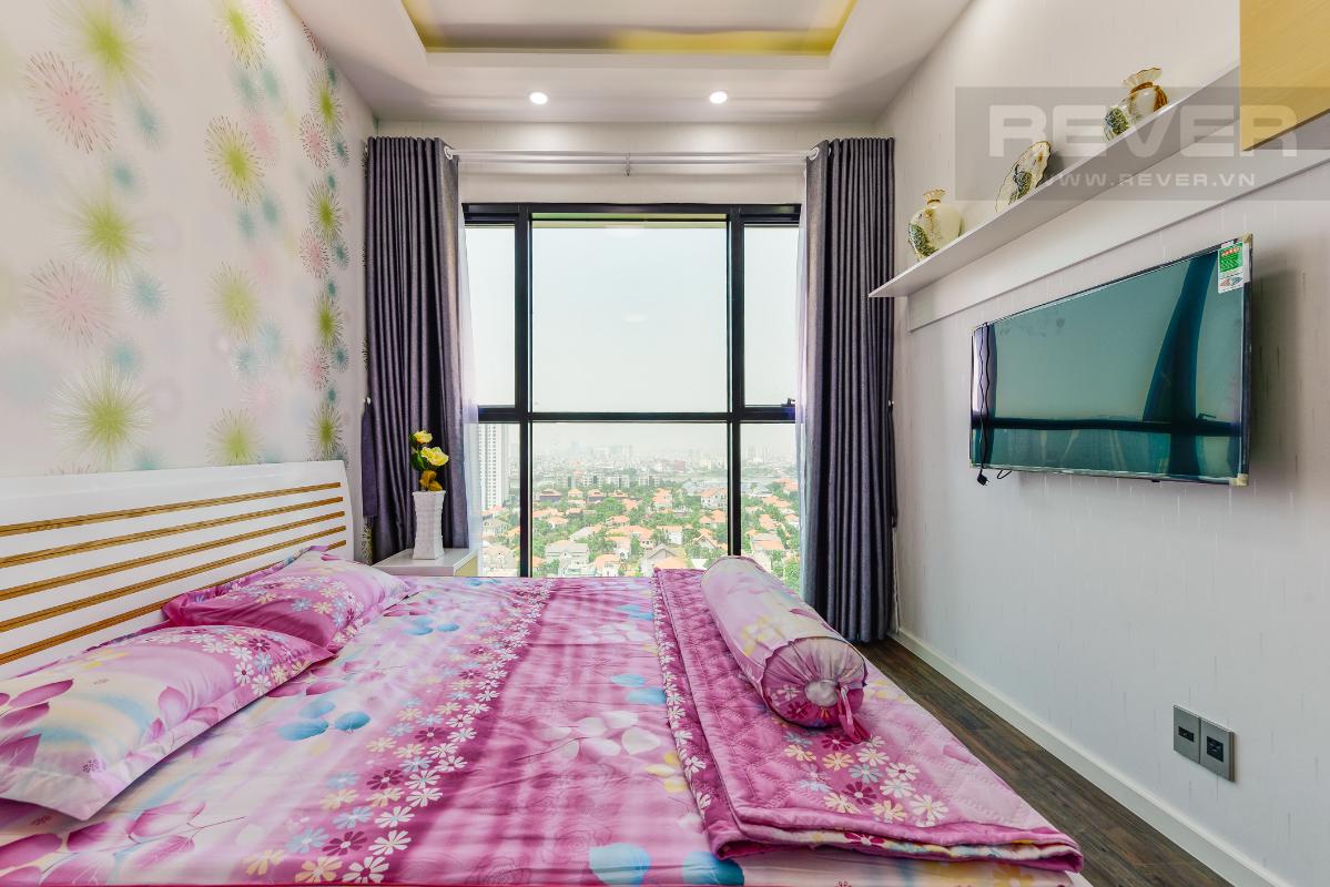 Phòng ngủ chính Căn góc hướng Tây Nam tầng cao tháp A The Ascent