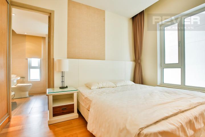 Phòng ngủ thoáng mát và yên tĩnh Căn hộ 1 phòng ngủ hướng Nam tầng cao tháp T3 Brilliant Đảo Kim Cương