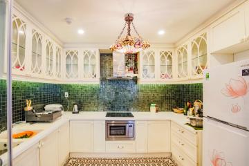 Phòng bếp Căn góc hướng Tây Nam tháp D Riverside Residence