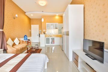 View nội khu Căn hộ dịch vụ 55m2 Spring Apartment