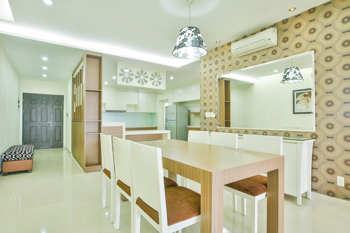 Phòng ăn Căn hộ tầng cao CK Riverside Residence
