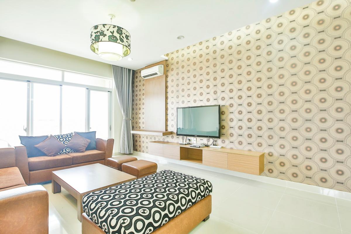 Họa tiết 3D độc đáo Căn hộ tầng cao CK Riverside Residence