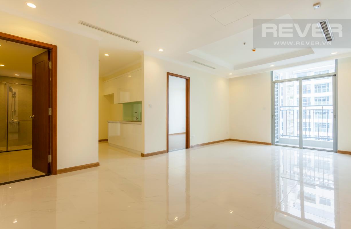 Không gian phòng khách Căn hộ tầng cao tháp C1 Vinhomes Central Park