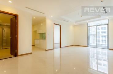 Không gian phòng khách Căn hộ tầng cao tháp C1 Vinhomes Central Park