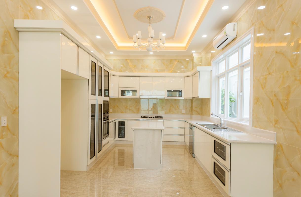 Phòng bếp sang trọng Villa 3 tầng Thảo Điền compound