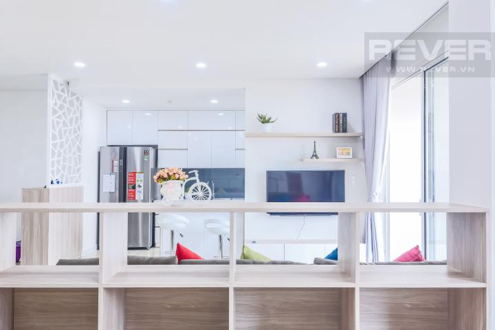 View nhìn ra từ phòng làm việc Căn góc hướng Tây Nam tầng cao tháp A1 Tropic Garden