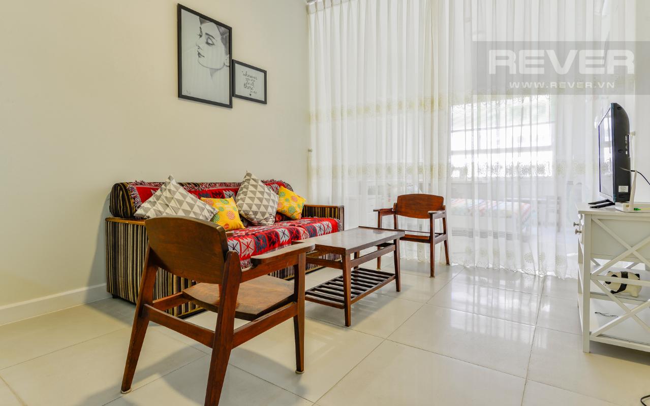 Phòng khách hiện đại Căn hộ Lexington Residence tầng trung tháp LB hướng Tây Bắc