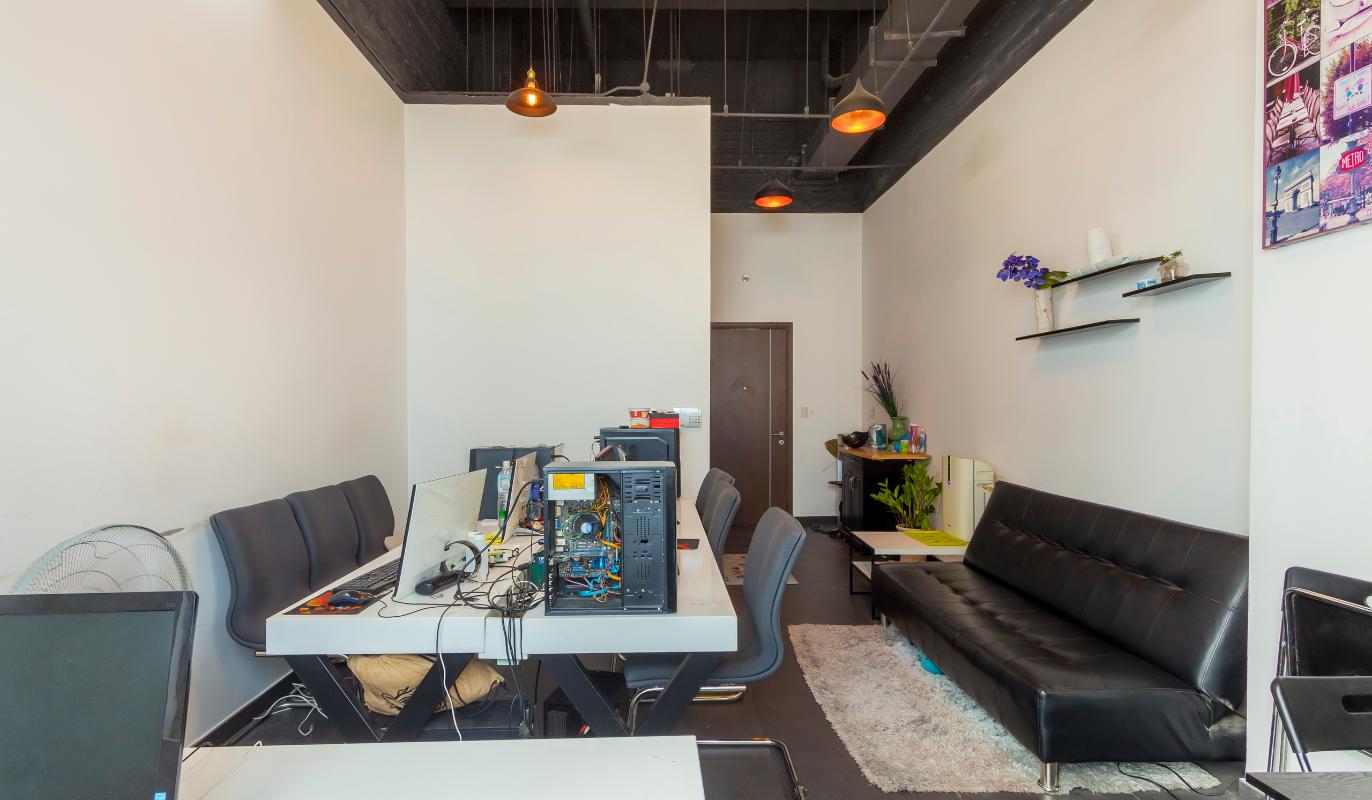 View nội khu Căn officetel LE Lexington Residence