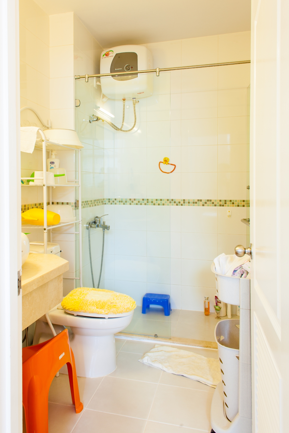 Phòng tắm nhỏ Villa 2 tầng đơn lập Mỹ Phú 1A