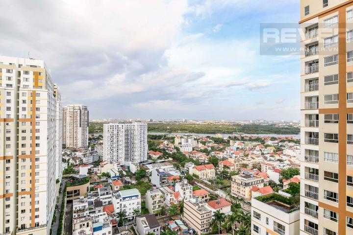 View toàn cảnh Căn góc hướng Tây Nam tầng cao tháp A1 Tropic Garden