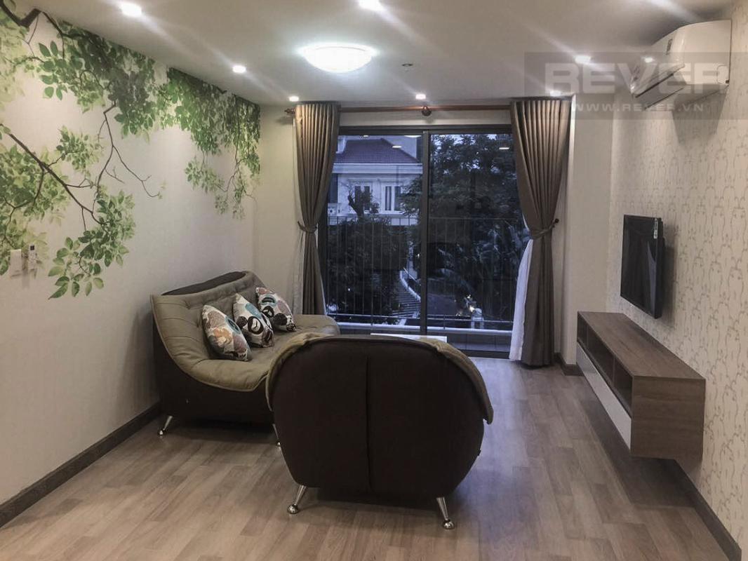 Phòng khách Căn hộ 2 phòng ngủ tháp T4 Masteri Thảo Điền