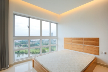 Phòng ngủ Căn góc trung tầng tháp N Happy Valley