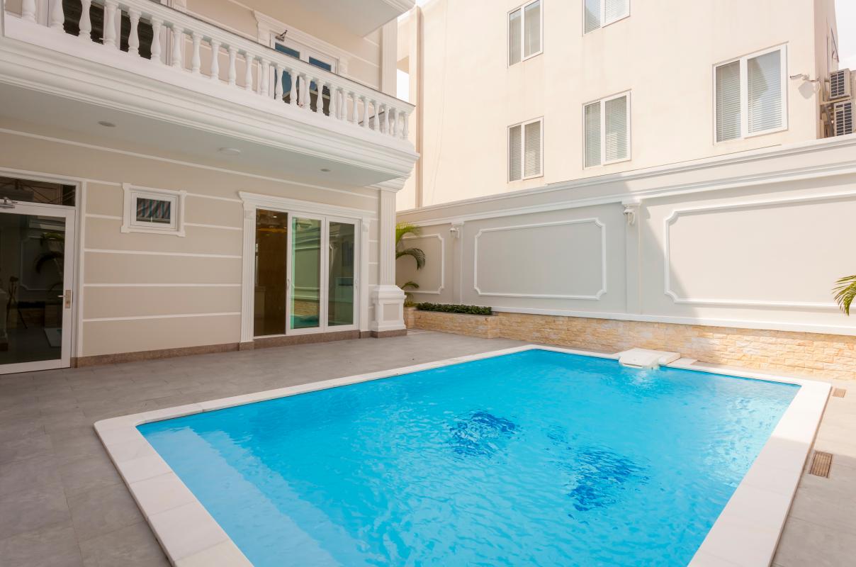 Hồ bơi Villa 3 tầng Thảo Điền compound