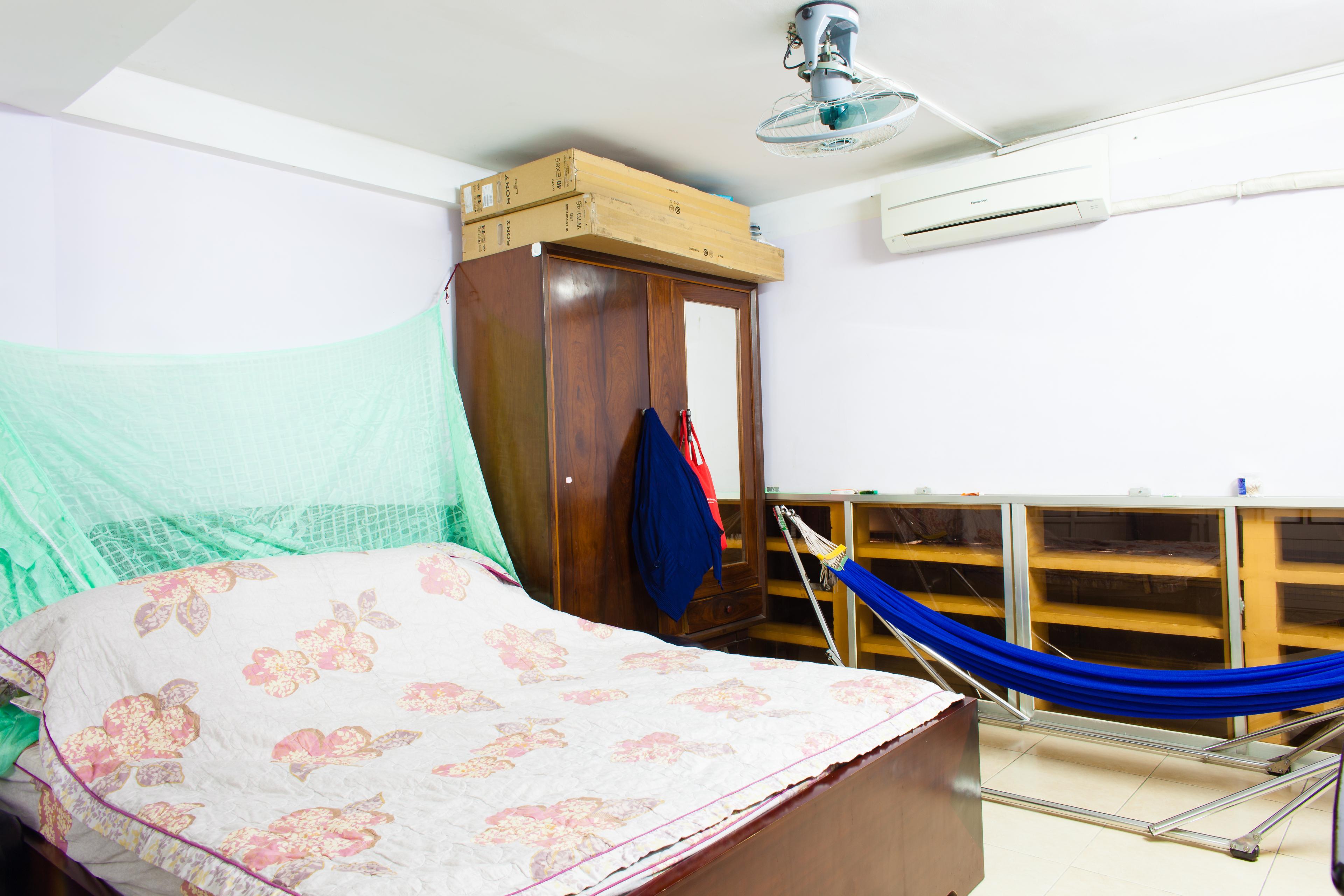 Phòng ngủ ở tầng lầu Căn hộ 2 mặt tiền lô D chung cư Hùng Vương