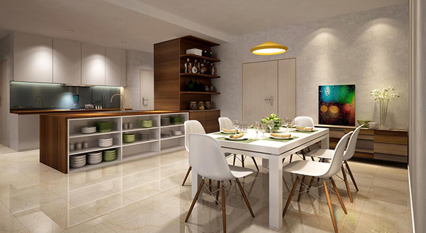 Sarimi Sala Đại Quang Minh - Khu vực bàn ăn căn hộ mẫu Sarimi Sala