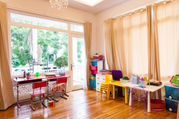 Phòng làm việc tầng 1 Villa 2 tầng đơn lập Mỹ Phú 1A