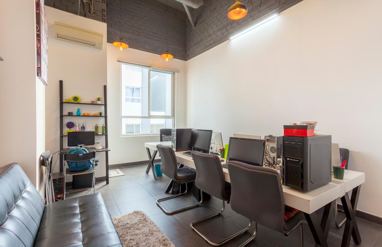 Phòng sinh hoạt chung đẳng cấp Căn officetel LE Lexington Residence