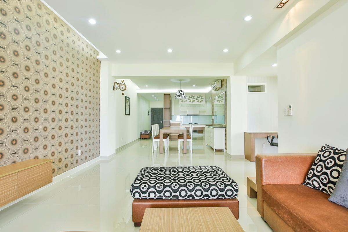 View nội khu Căn hộ tầng cao CK Riverside Residence