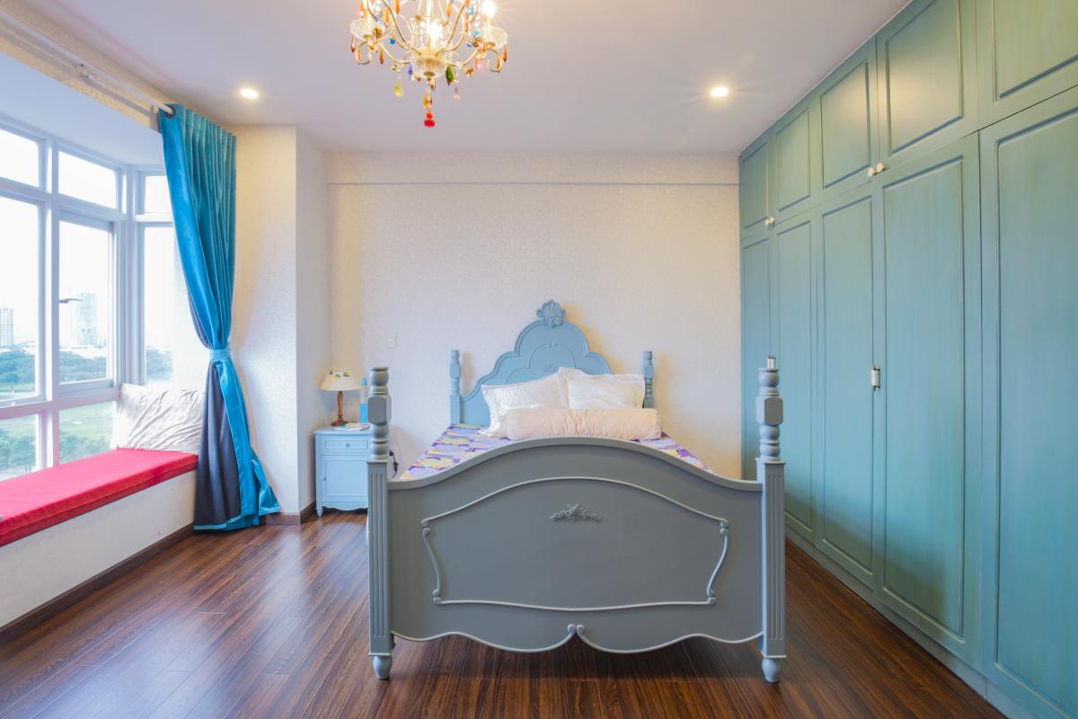 Phòng ngủ Căn góc hướng Tây Nam tháp D Riverside Residence