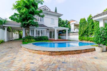 Kiến trúc tổng thể của villa Villa 3 tầng ABC Compoud Trần Não