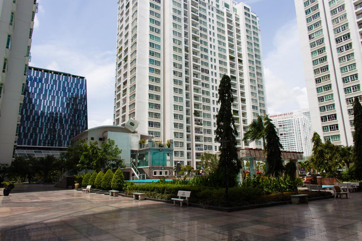 View toàn cảnh Penthouse 3 phòng ngủ D1 The New Saigon