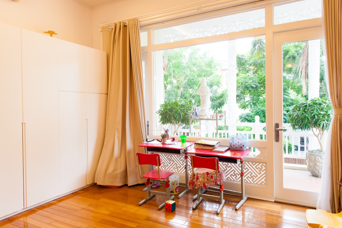 Góc học tập cho con trẻ Villa 2 tầng đơn lập Mỹ Phú 1A