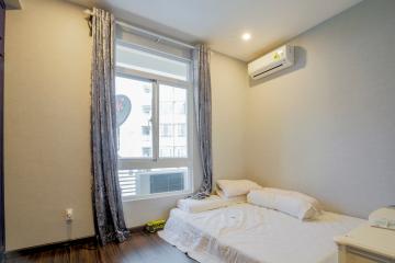 Phòng ngủ Căn góc hướng Tây Nam tháp D Riverside Residence