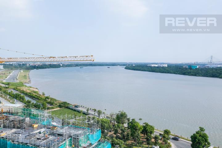 Cảnh quan nhìn từ căn hộ Căn hộ 1 phòng ngủ hướng Nam tầng cao tháp T3 Brilliant Đảo Kim Cương