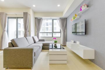 Căn góc tầng cao hướng Đông Nam T2B Masteri Thảo Điền