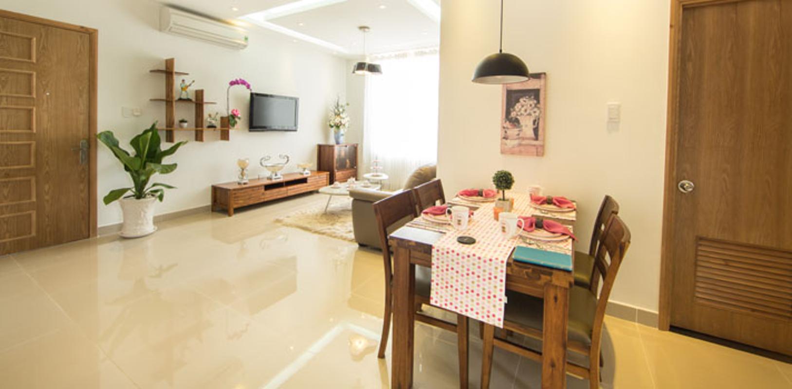 The CBD Premium Home - Phòng ăn căn hộ mẫu tòa nhà The CBD Premium Home