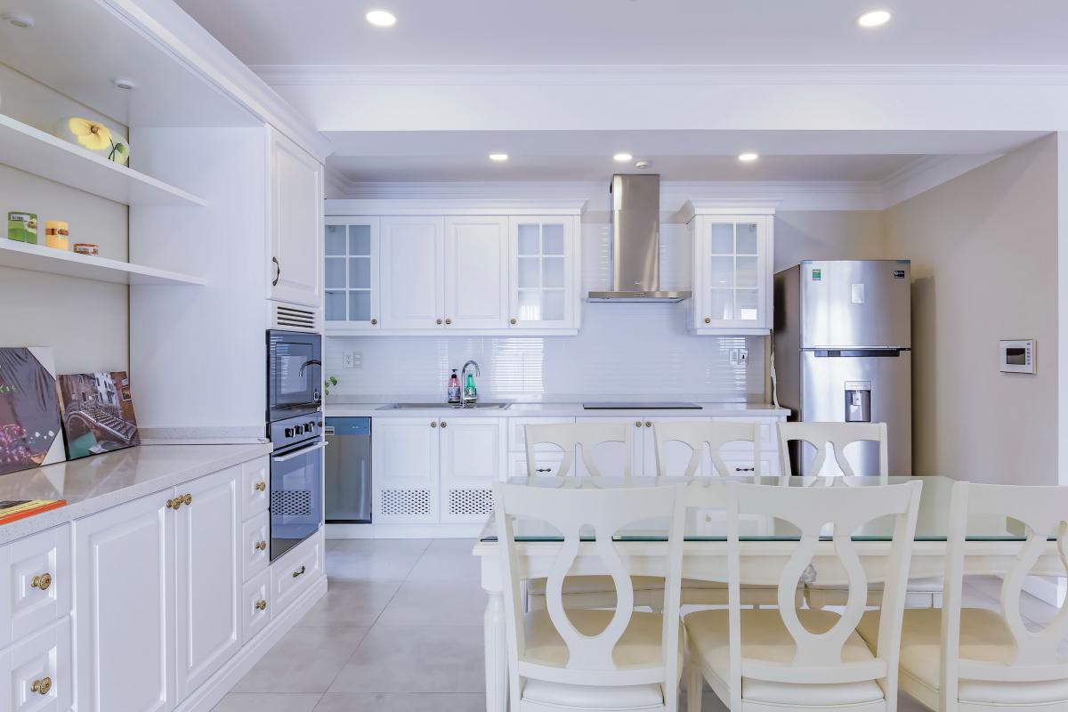 Phòng bếp Căn hộ tầng cao Happy Valley