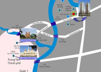 Preche Thảo Điền - Vị trí Preche Thảo Điền