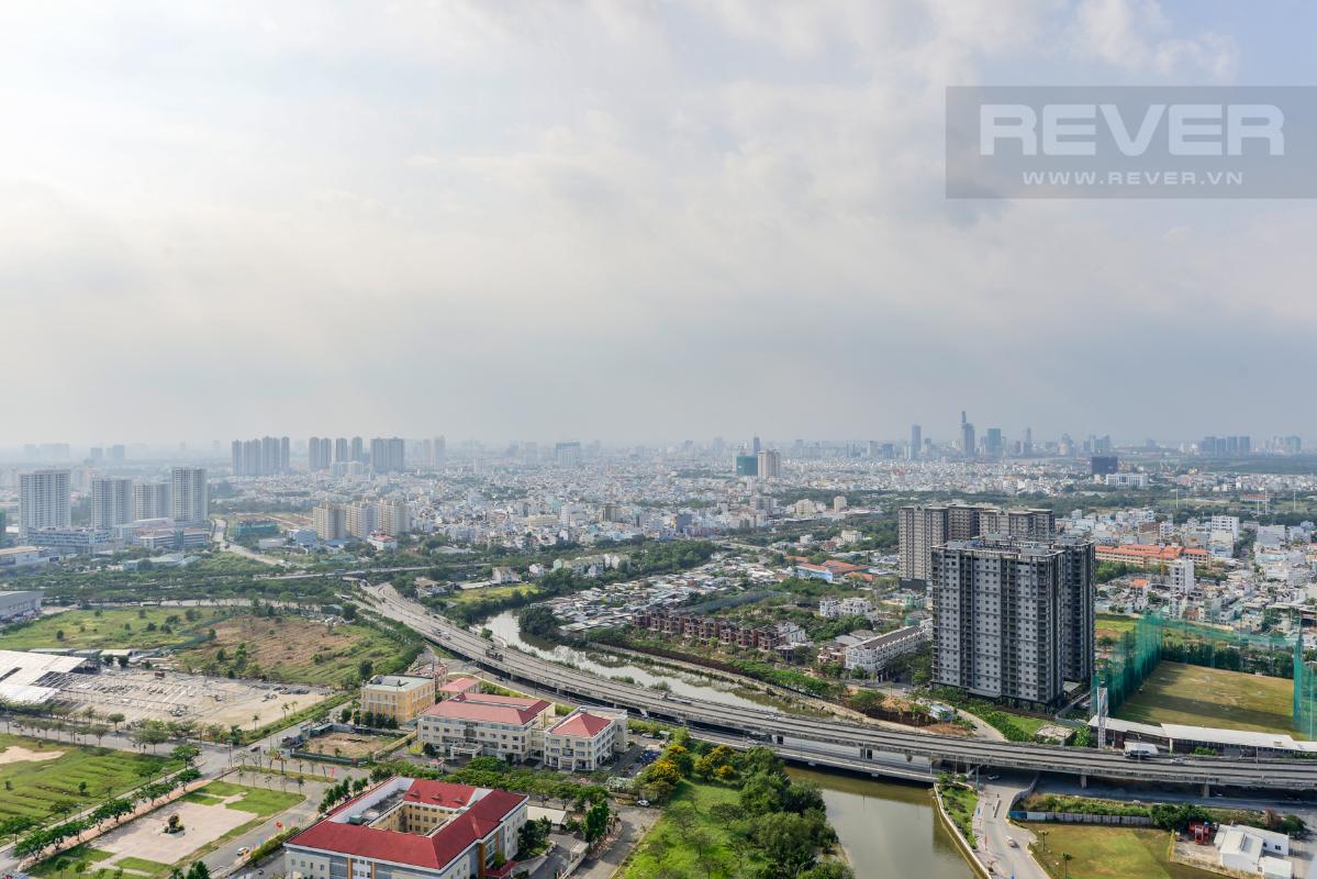 Toàn cảnh Phú Mỹ Hưng và khu Nam Sài Gòn Penthouse Riviera Point hướng Tây Nam tháp T3