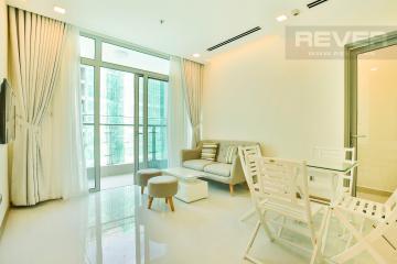 Phòng khách Căn hộ tầng cao P1 Vinhomes Central Park