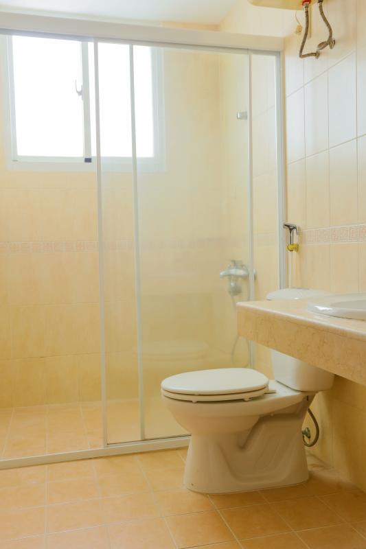 Buồng tắm của phòng tắm chính Căn góc trung tầng tháp BC Cảnh Viên 2