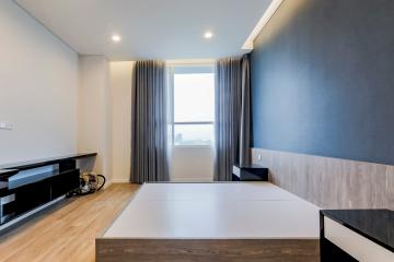 Phòng ngủ chính Căn hộ tầng cao B2 Sarimi Sala Đại Quang Minh