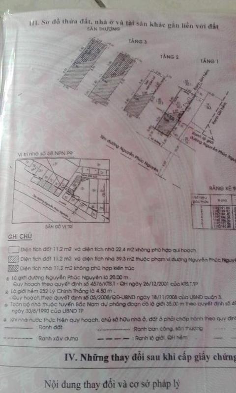 Bản vẽ nhà Nhà 4 tầng mặt tiền Nguyễn Phúc Nguyên quận 3