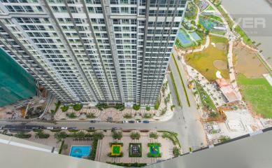 View nội khu từ căn hộ Căn hộ tầng cao tháp C1 Vinhomes Central Park