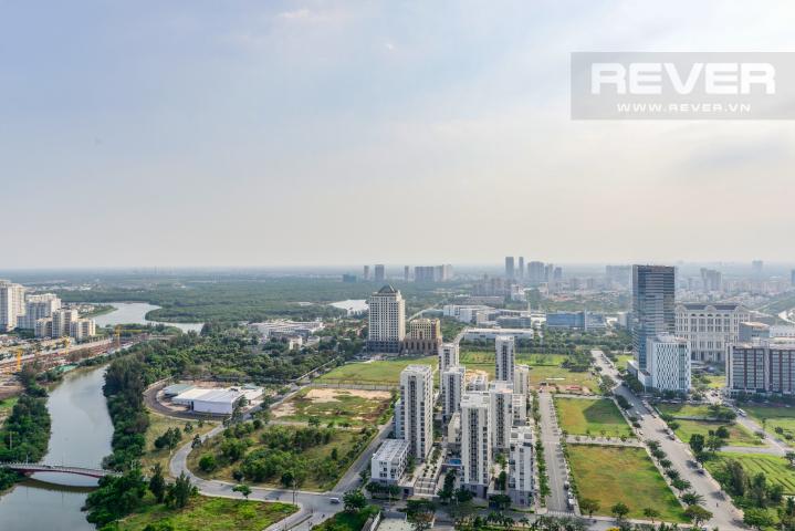 Toàn cảnh Phú Mỹ Hưng và khu Nam Sài Gòn Penthouse Riviera Point hướng Tây Nam tháp T3