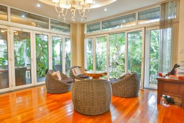 Bộ bàn ghế may phòng khách Villa sân vườn Nam Thông 3