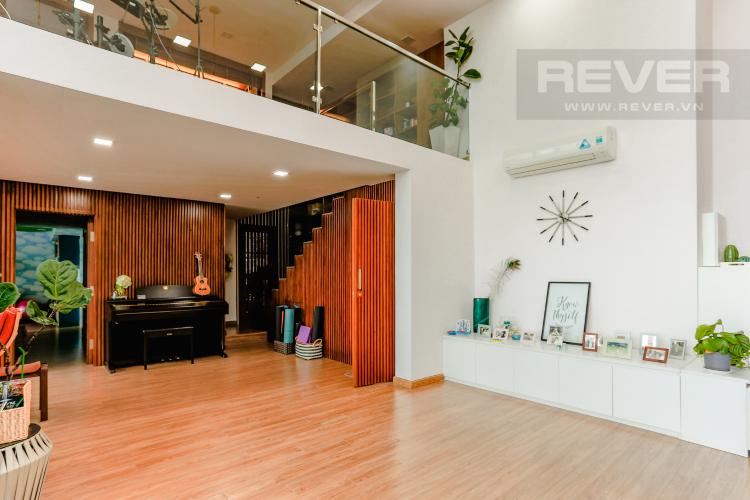 Không Gian Phòng Khách căn hộ PHÚ HOÀNG ANH Bán duplex sân vườn Phú Hoàng Anh 3PN, tầng cao, tháp B, đầy đủ nội thất, view thoáng