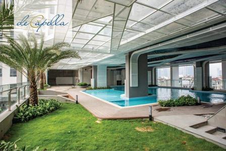 Tiện ích khu căn hộ DE CAPELLA Bán căn hộ De Capella 3PN, block A, diện tích 94m2, nội thất cơ bản, view Landmark 81 và Bitexco