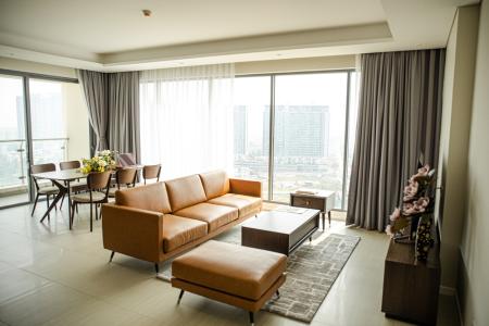 Phòng khách Diamond Island Quận 2  Căn hộ Đảo Kim Cương tầng thấp, view nội khu yên tĩnh.