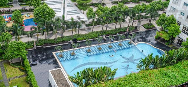 View Bán căn hộ Happy Valley 3PN, tầng thấp, đầy đủ nội thất, view trực diện sông